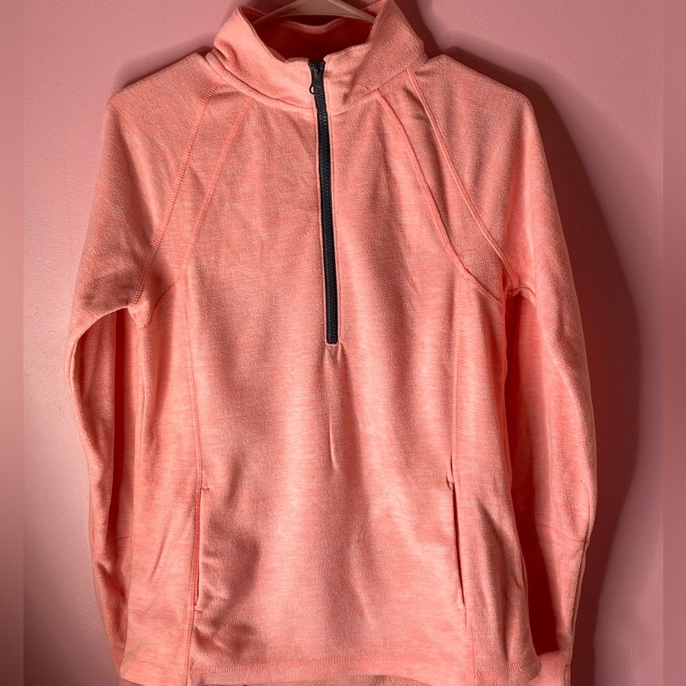 Peach Womens Winter Pull-Over Fleece